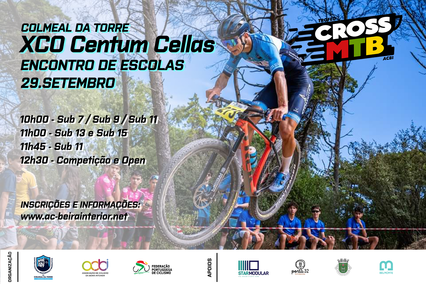 Troféu CROSS MTB #5 - XCO Centum Cellas e Encontro de Escolas